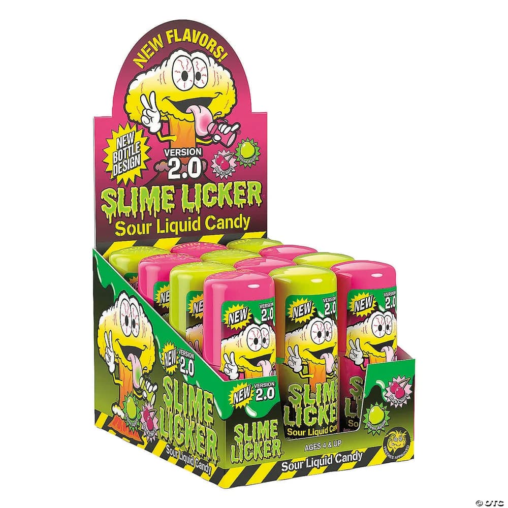 Slime Licker 2.0 Sour Rolling Liquid Candy - Cherry/ Apple