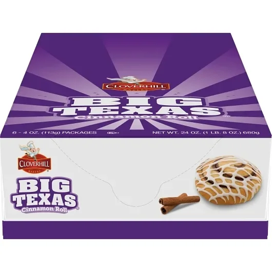 Cloverhill Big Texas Cinnamon Roll