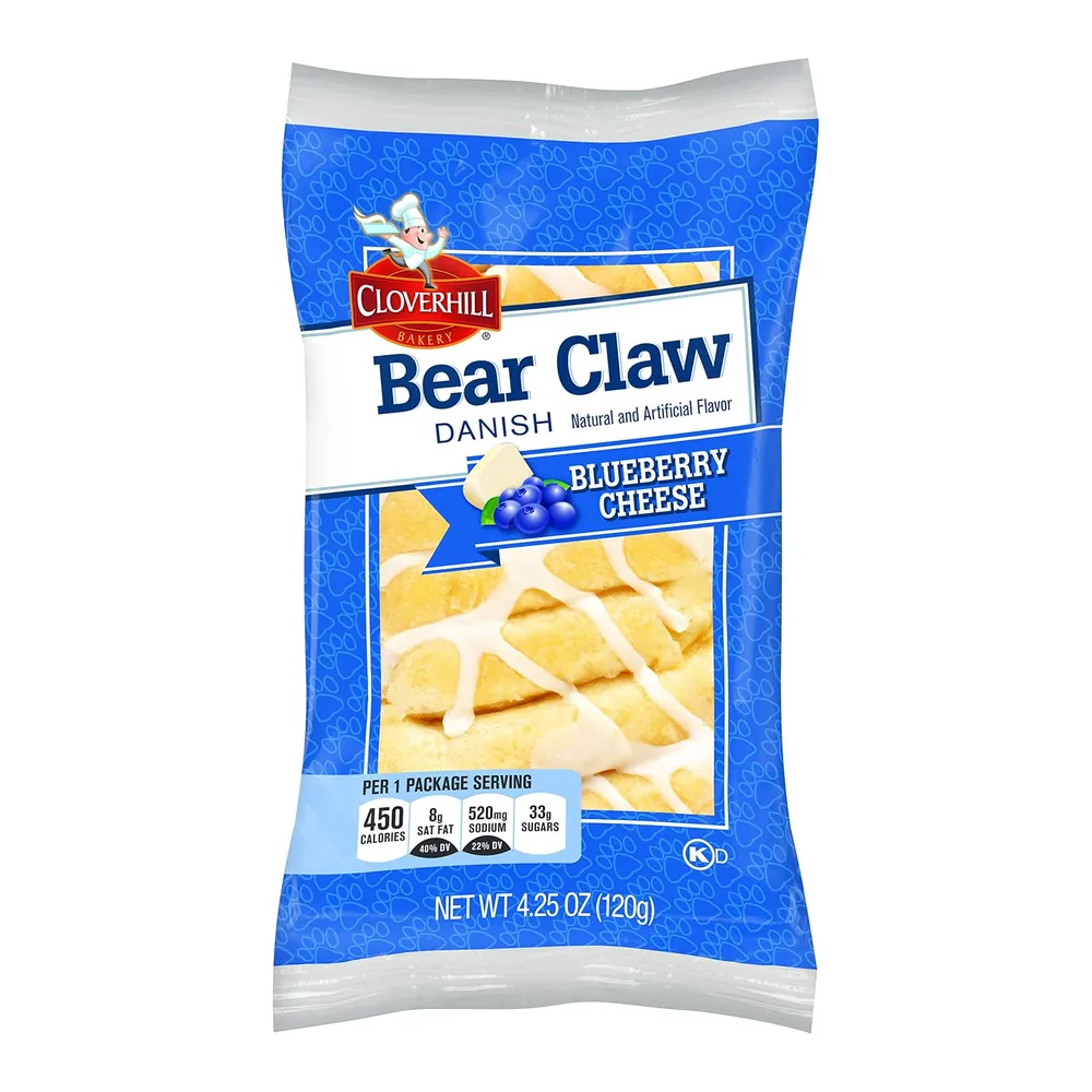 Cloverhill Danish Claw Blueberry Cheese
