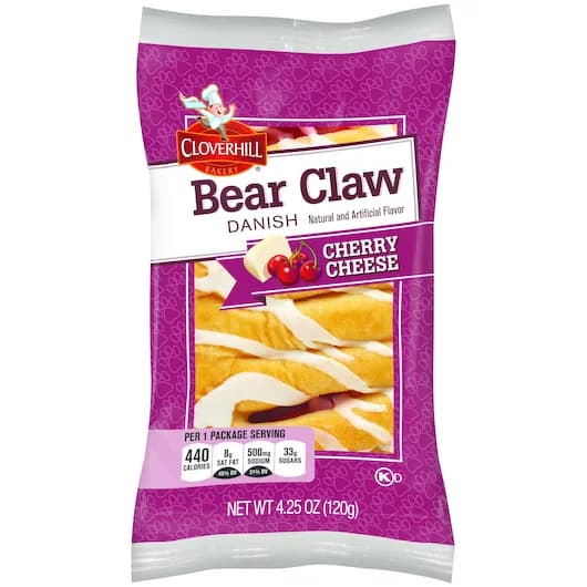 Cloverhill Danish Claw Cherry Cheese