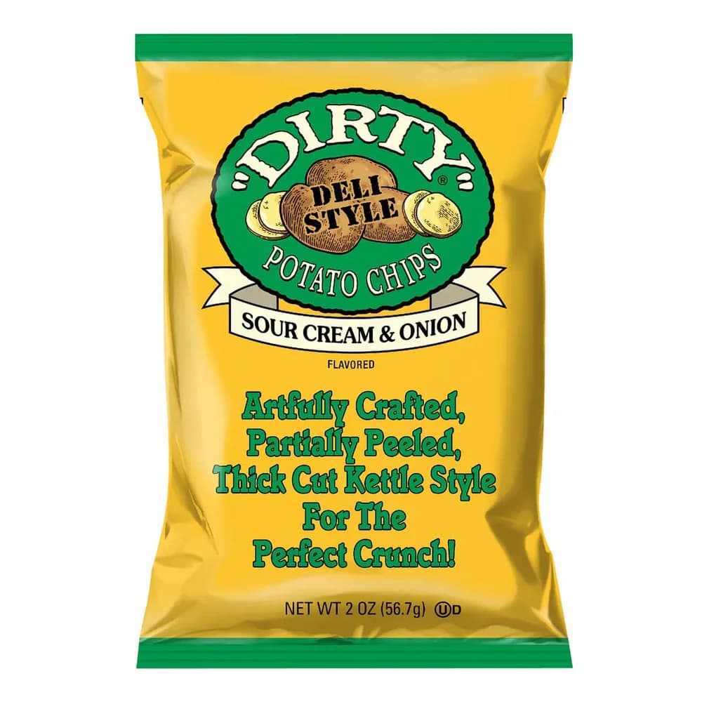 Dirty Chips Kettle Potato Chips - Sour Cream & Onion