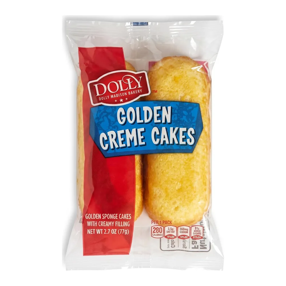 Dolly Madison 2pk Golden Cream Fill