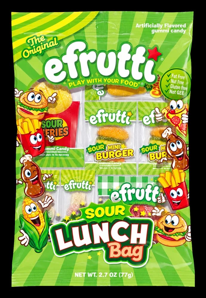 Efrutti Gummy Candy Sour Lunch Box