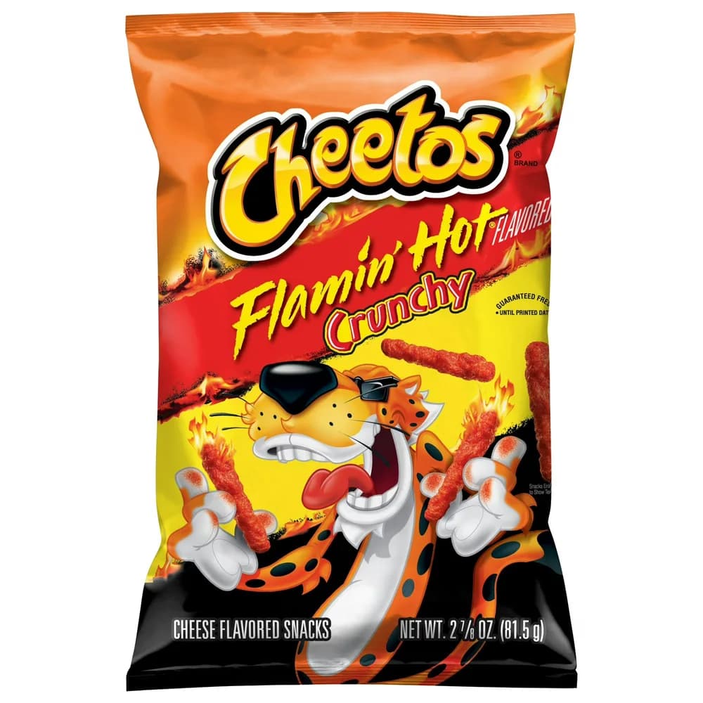 Cheetos Crunchy Flamin' Hot Cheese Snacks