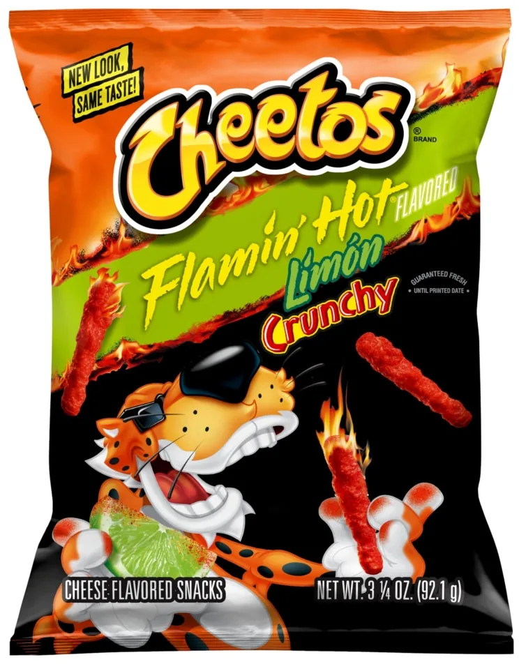 Cheetos Crunchy Flamin' Hot Limon