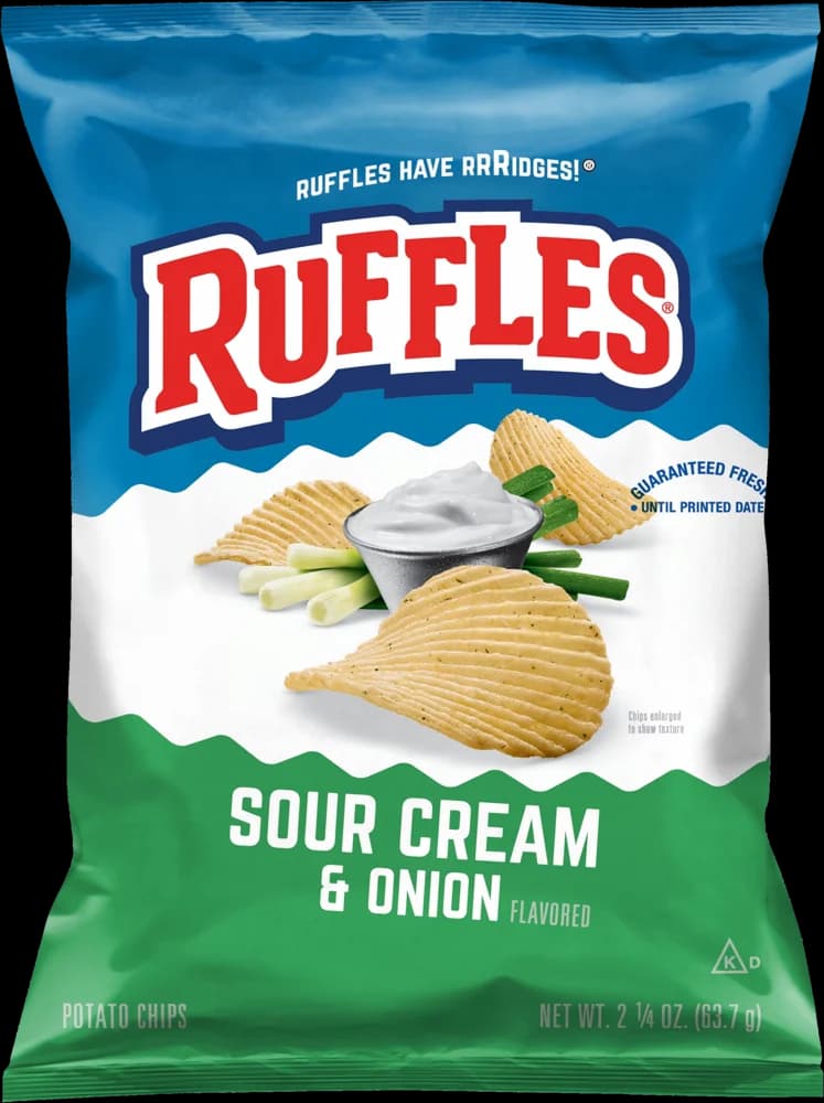 Ruffles Sour Cream & Onion Potato Chips