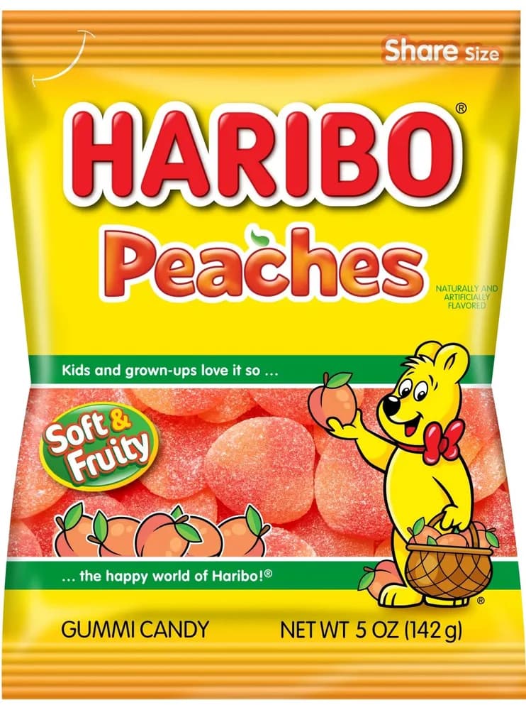 Haribo Peaches Gummi Candy
