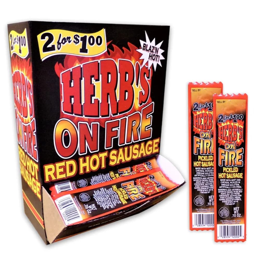 Herb's ON FIRE Red Hot Sausage