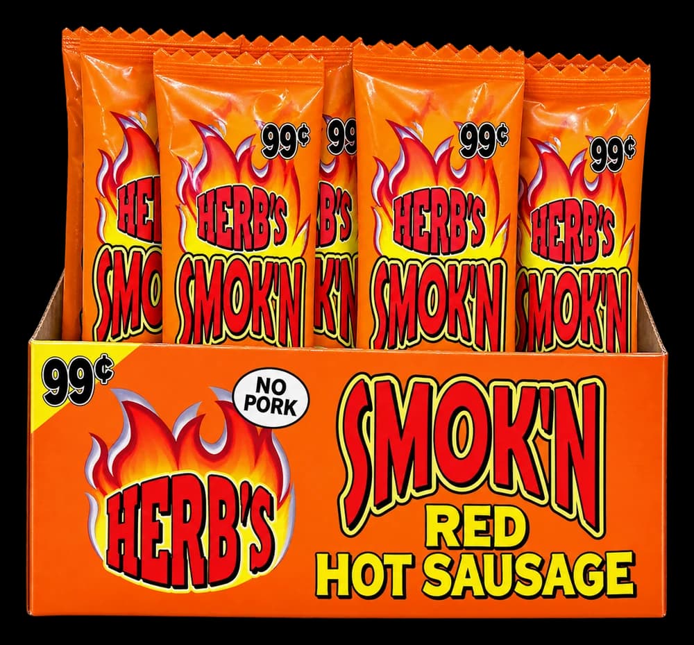 Herb's SMOK'N Pickled Hot Sausage