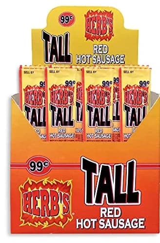 Herb's TALL Red Hot Sausage