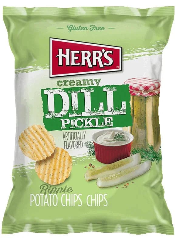 Herr's Creamy Dill Pickle Chips