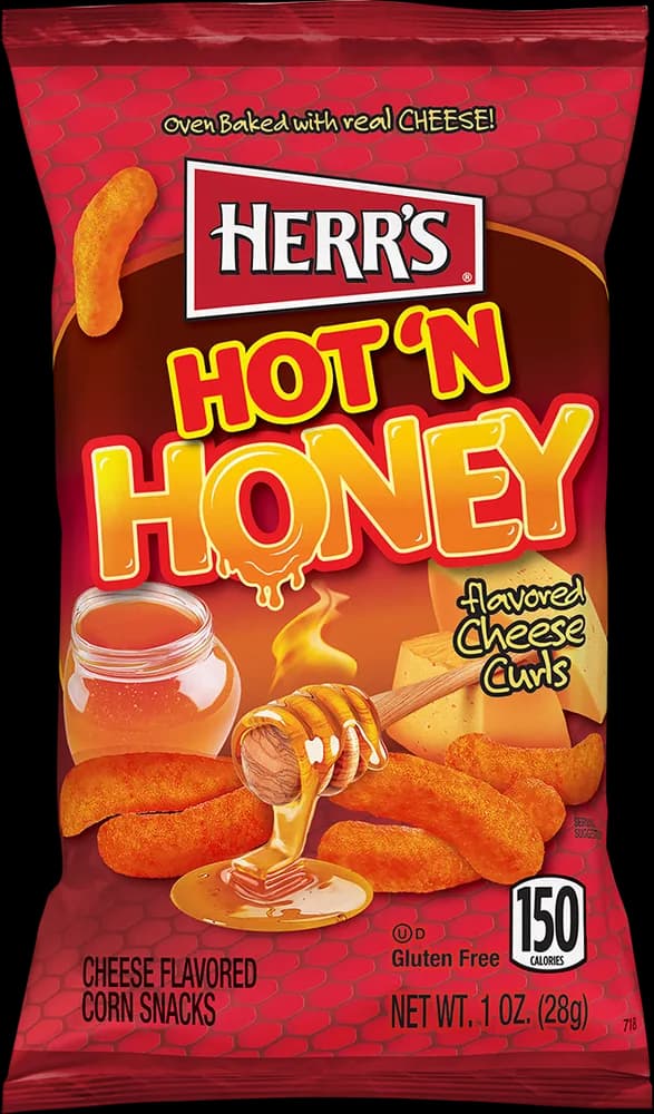 Herr's Hot N' Honey Cheese Curl