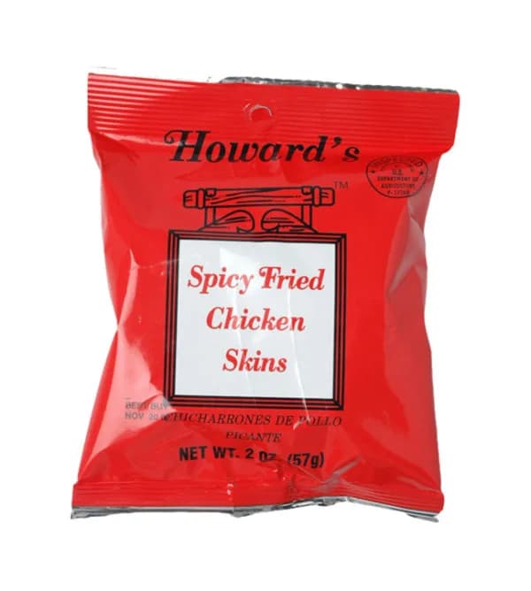 Howard's Fried Chicken Skins - Spicy