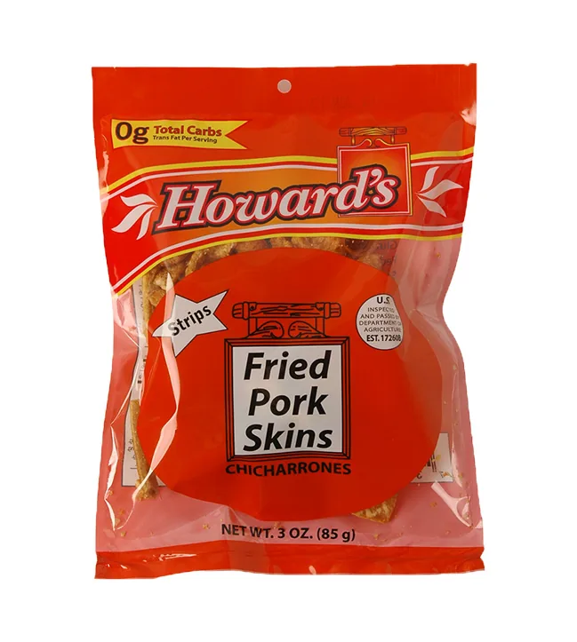 Howard's Fried Pork Skins Strips - Original