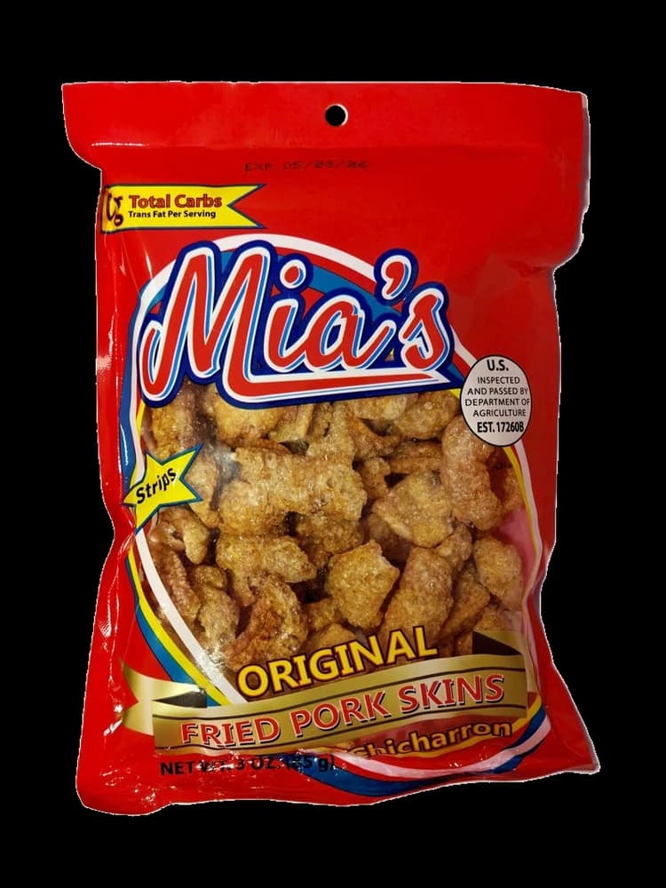 Mia's Fried Pork Skins Strips - Original