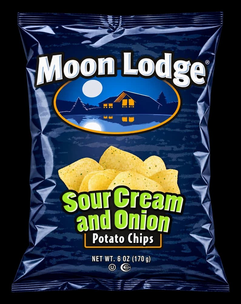 Moon Lodge Sour Cream & Onion Potato Chips