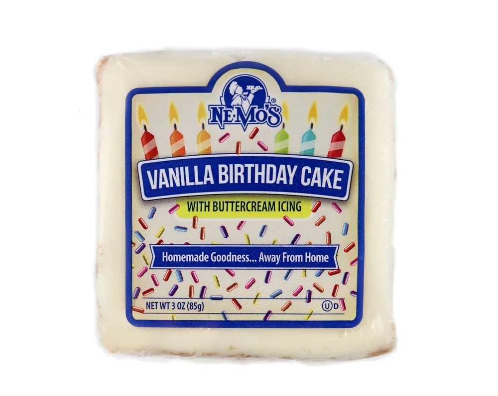 Ne-Mo's Cakes Vanilla Birthday Cake Squares