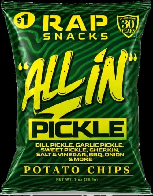 Rap Snacks Lil Baby "All In" Pickle Chips