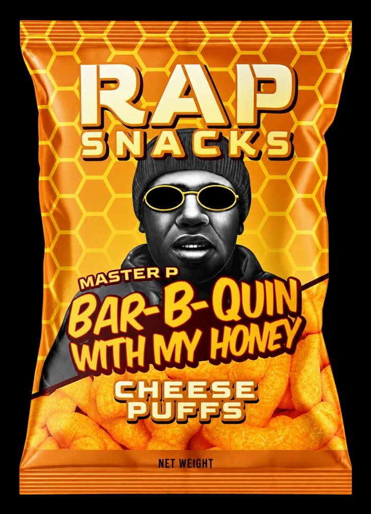 Rap Snacks Master P Bar-B-Quin w/ My Honey Cheese Puffs
