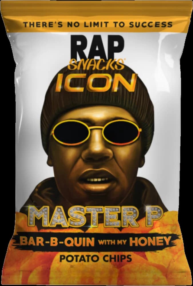 Rap Snacks Master P Flat Honey BBQ Chips