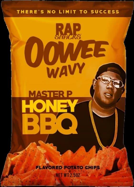 Rap Snacks Master P Wavy Honey BBQ Chips