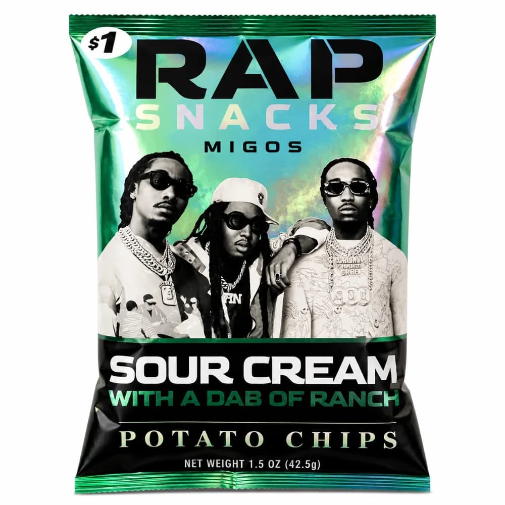 Rap Snacks Migos Sour Cream & Ranch Chips