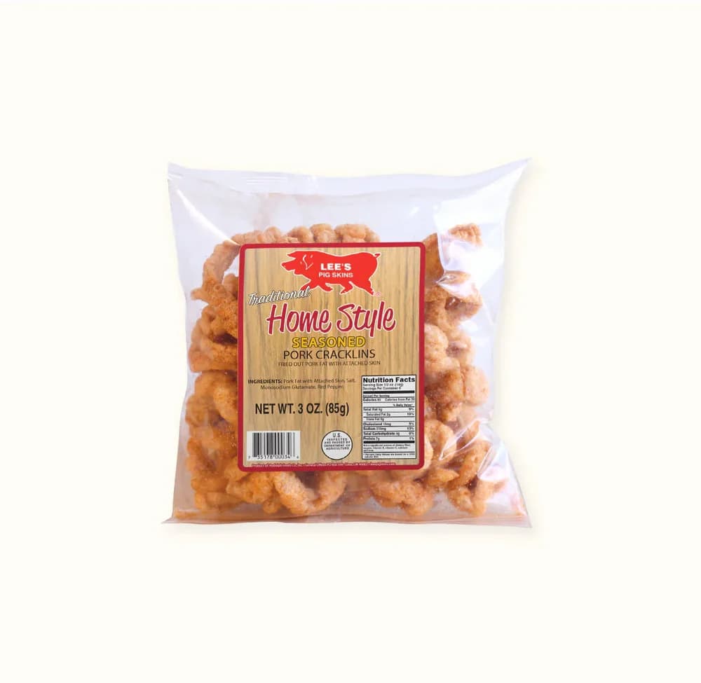 Lee's Pork Cracklins - Home Style Seasoned