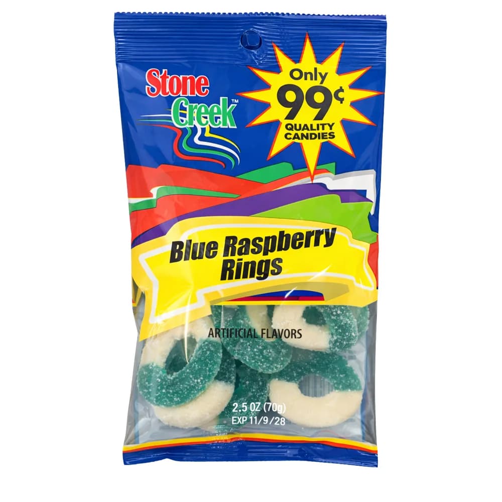 Stone Creek Blue Raspberry Rings
