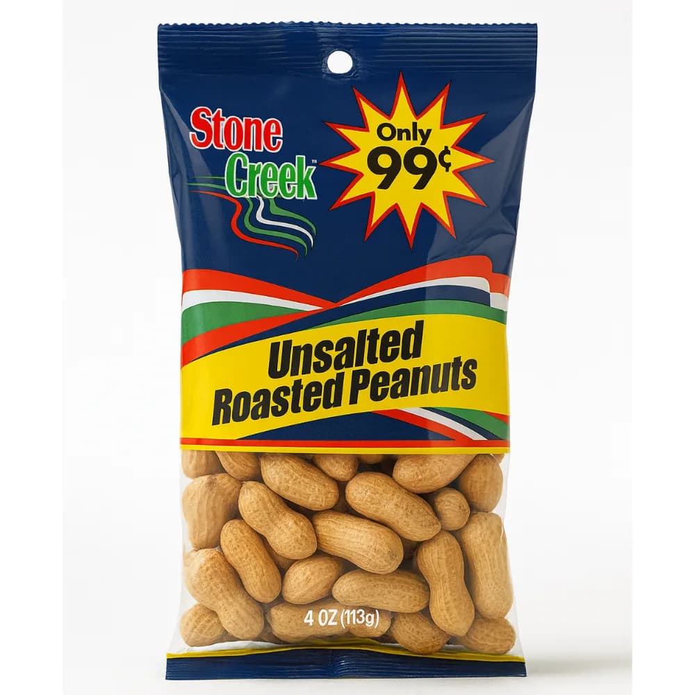 Stone Creek In Shell Unsalted Roasted Peanuts