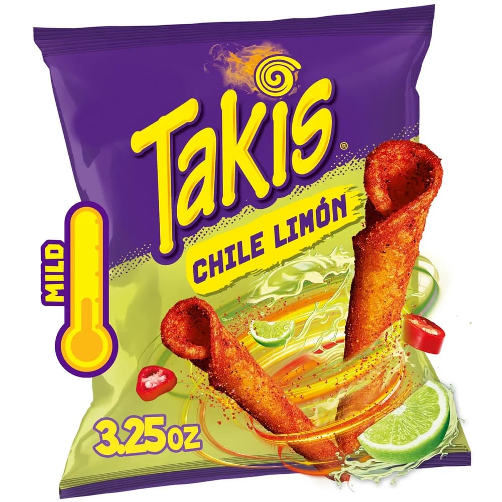 Takis Chile & Lime Rolled Tortilla Chips