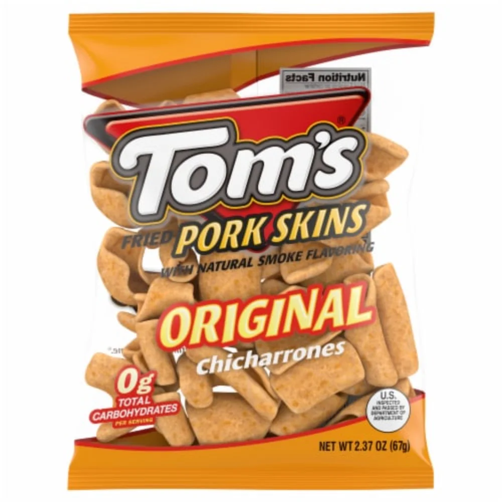 Tom's Pork Skins Plain