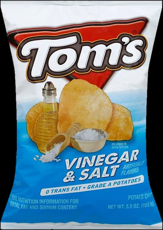 Tom's Vinegar & Salt Potato Chips