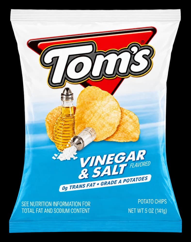 Tom's Vinegar & Salt Potato Chips