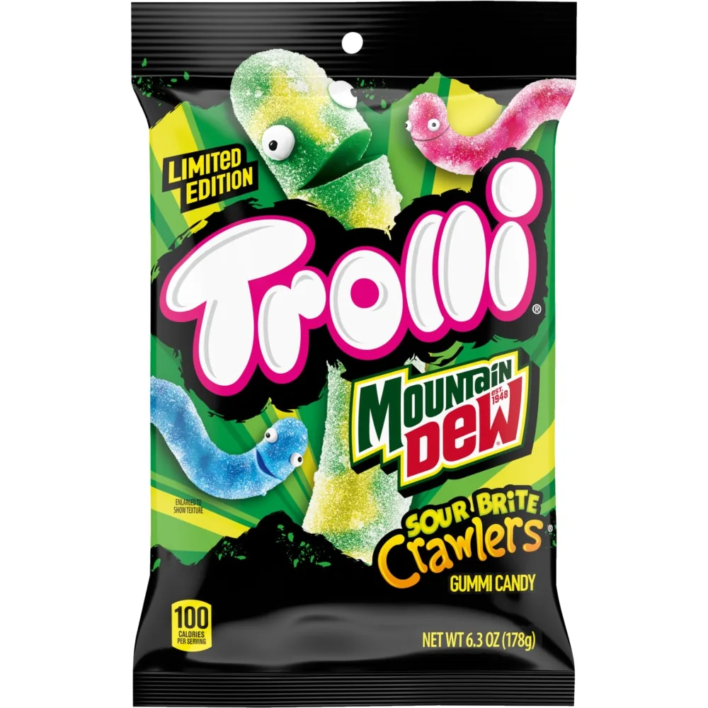 Trolli Mountain Dew Sour Brite Crawlers