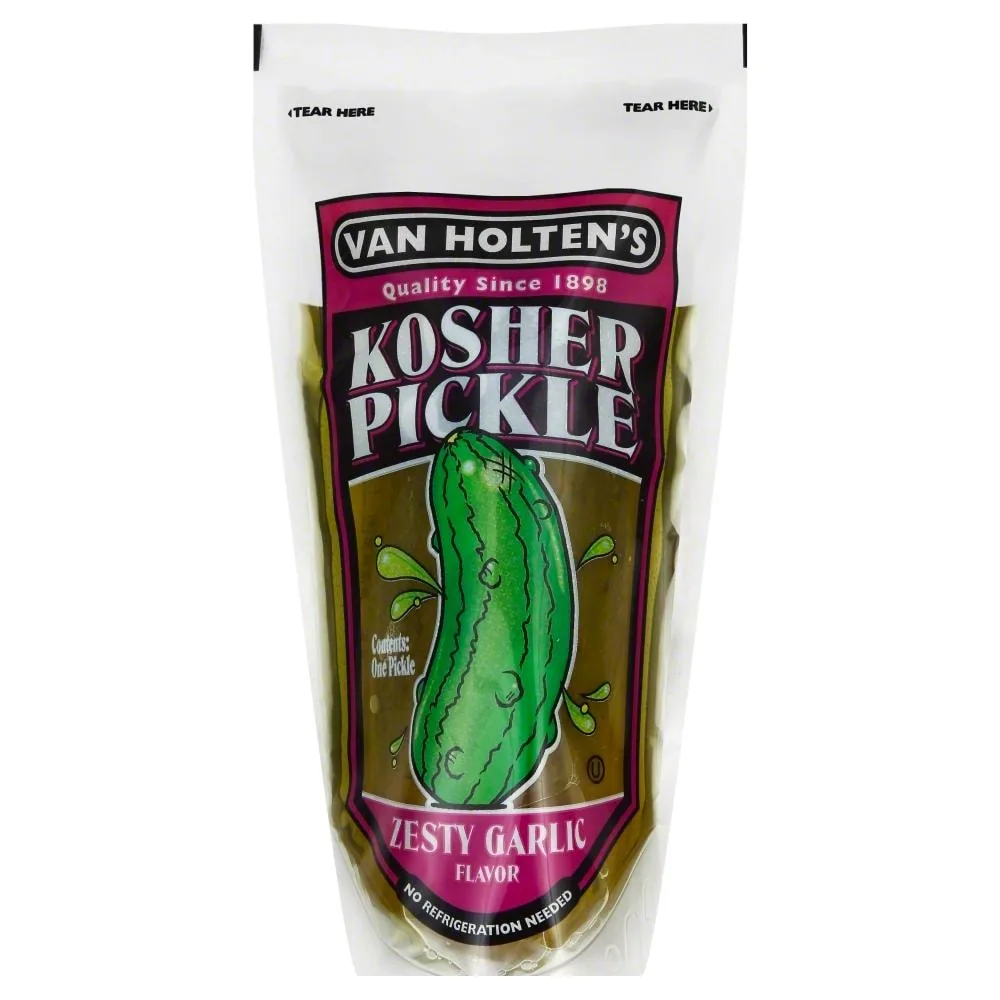 Van Holten's Kosher Pickle in a Pouch