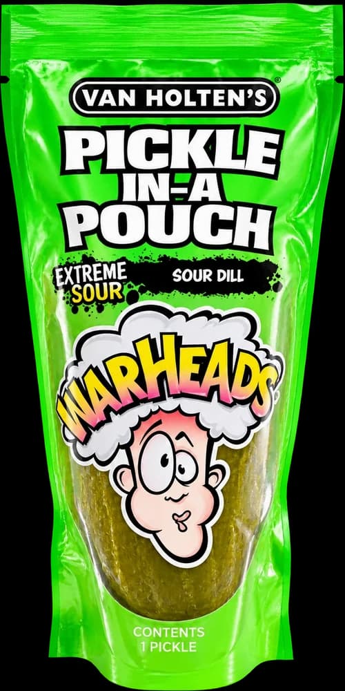 Van Holten's Warheads Pickle in a Pouch