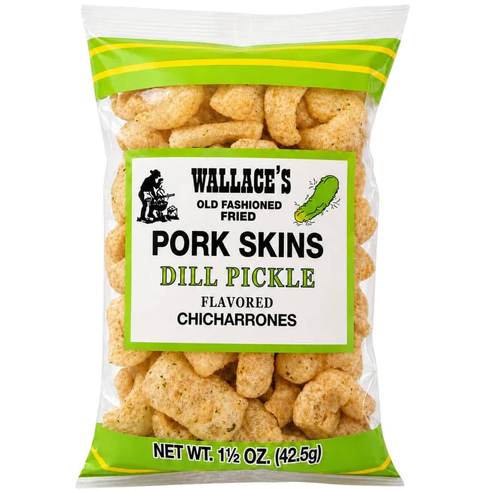 Wallace's Pork Rinds - Dill Pickle