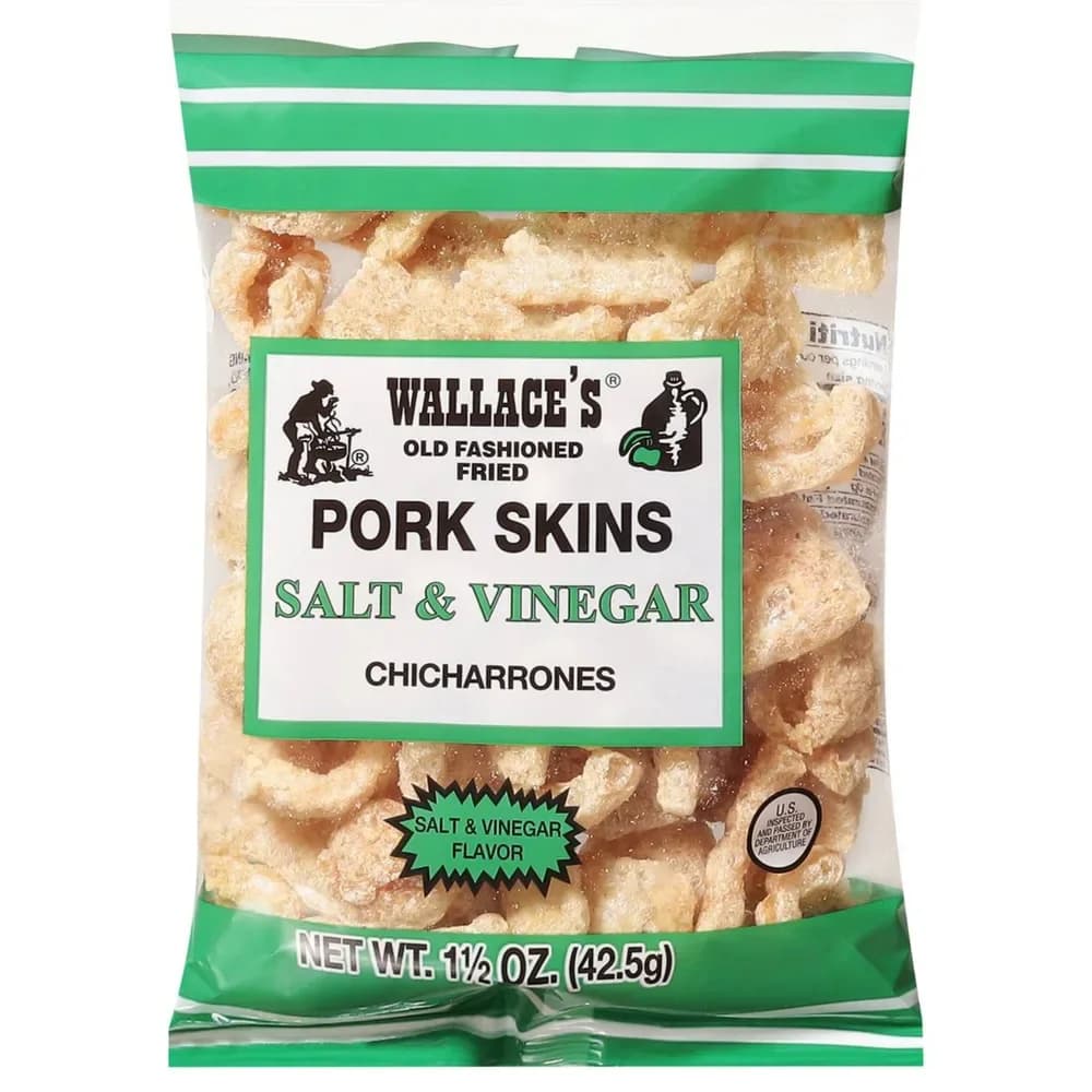 Wallace's Pork Rinds - Salt & Vinegar