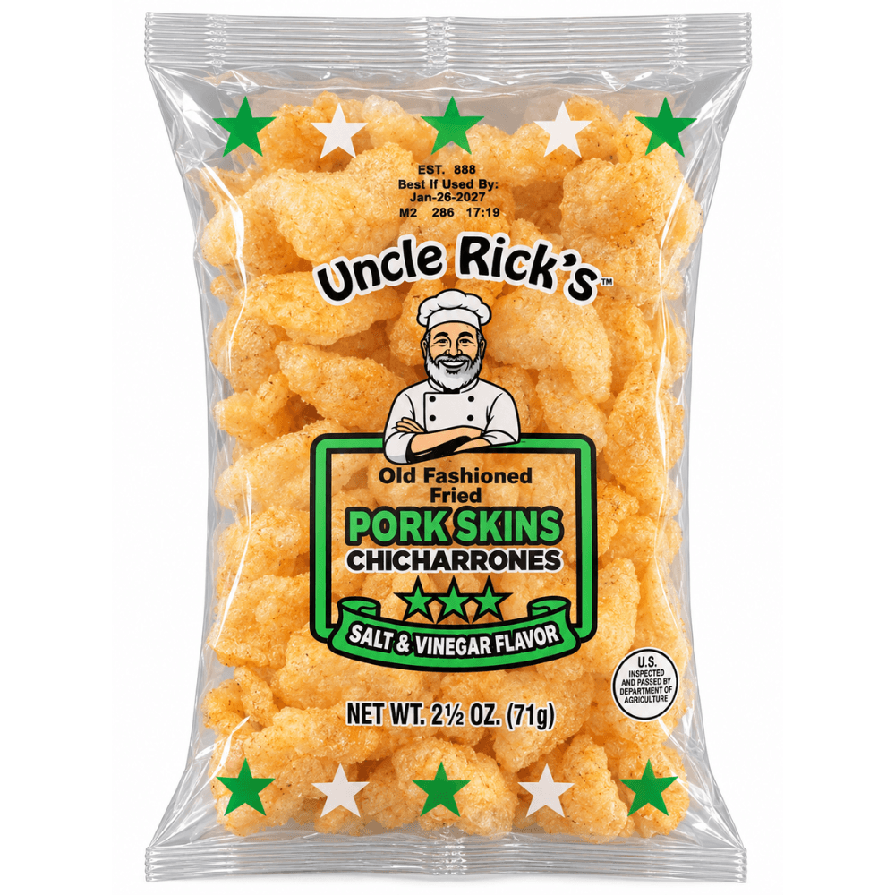 Uncle Rick's Salt & Vinegar Pork Skins