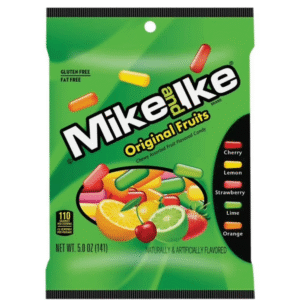 Mike & Ike Original Fruits Peg Bag
