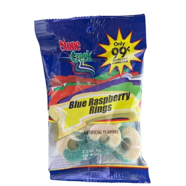 Gummi Blue Raspberry Rings