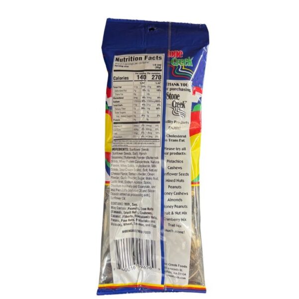Ranch Flavored Sunflower Seeds
