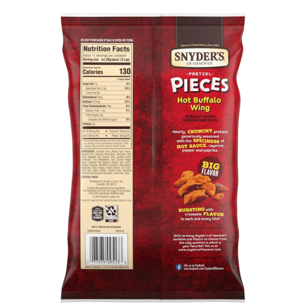 Snyder's Hot Buffalo Wing Pretzel Pieces