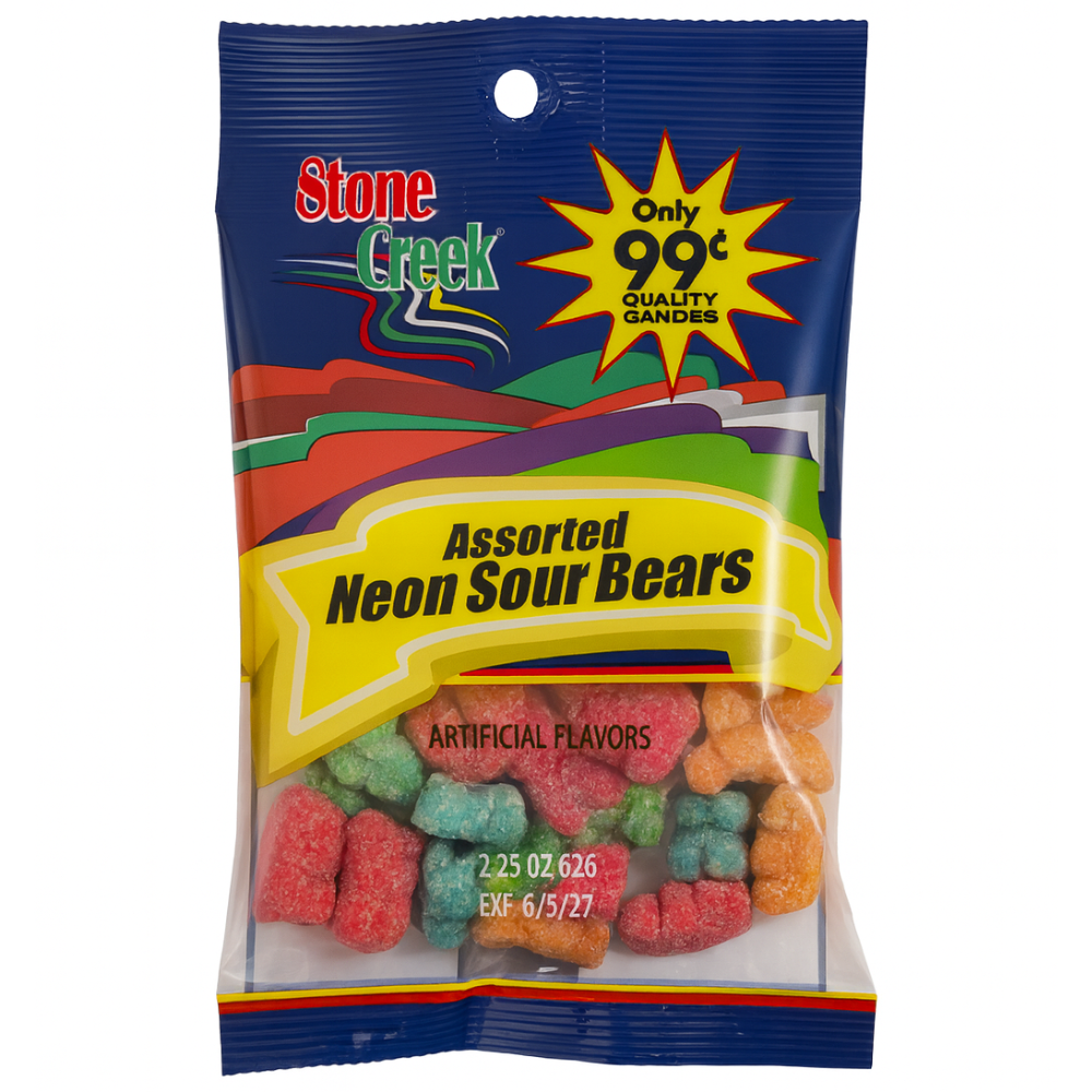 Stone Creek Neon Sour Bears ¢99
