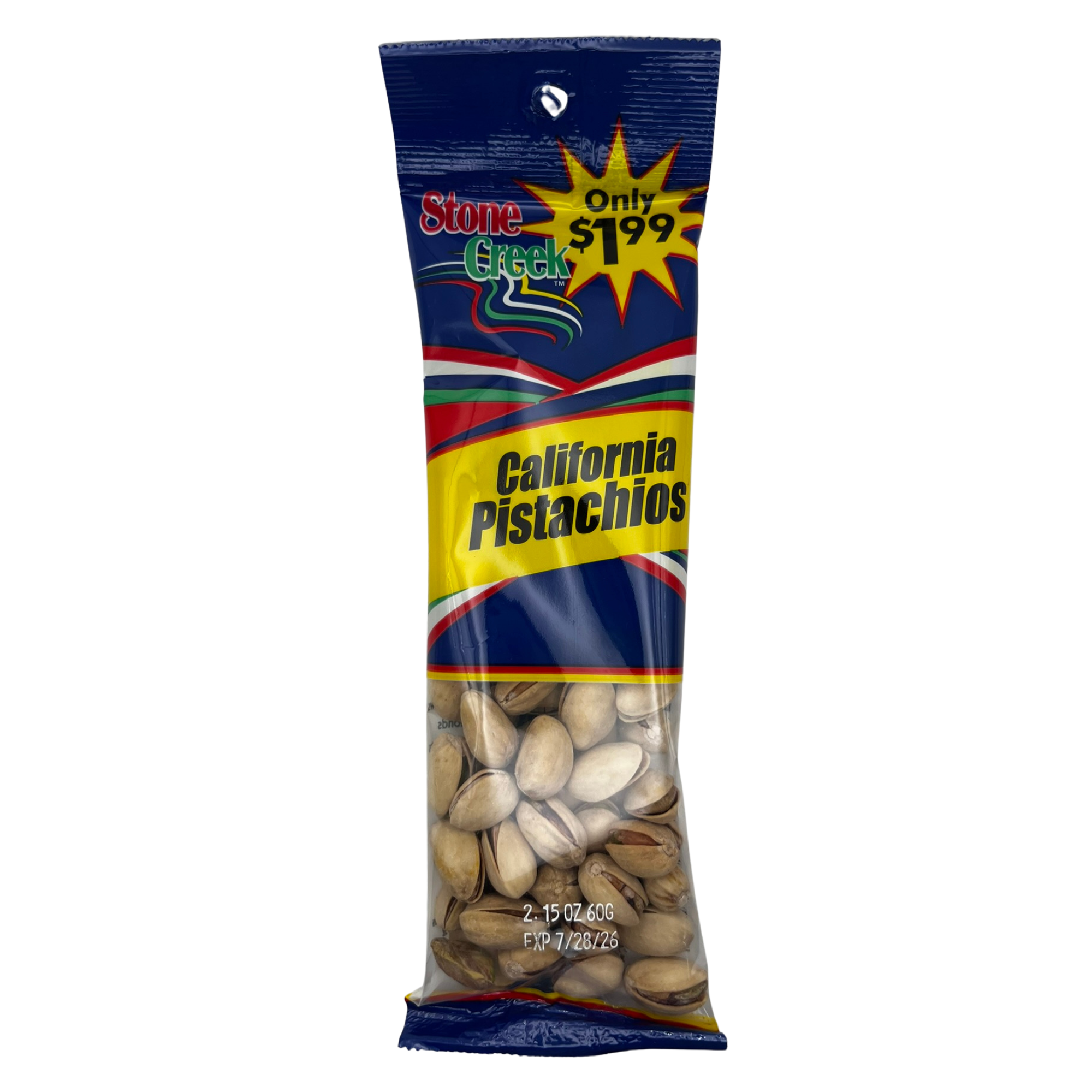 Stone Creek California Pistachios $1.99