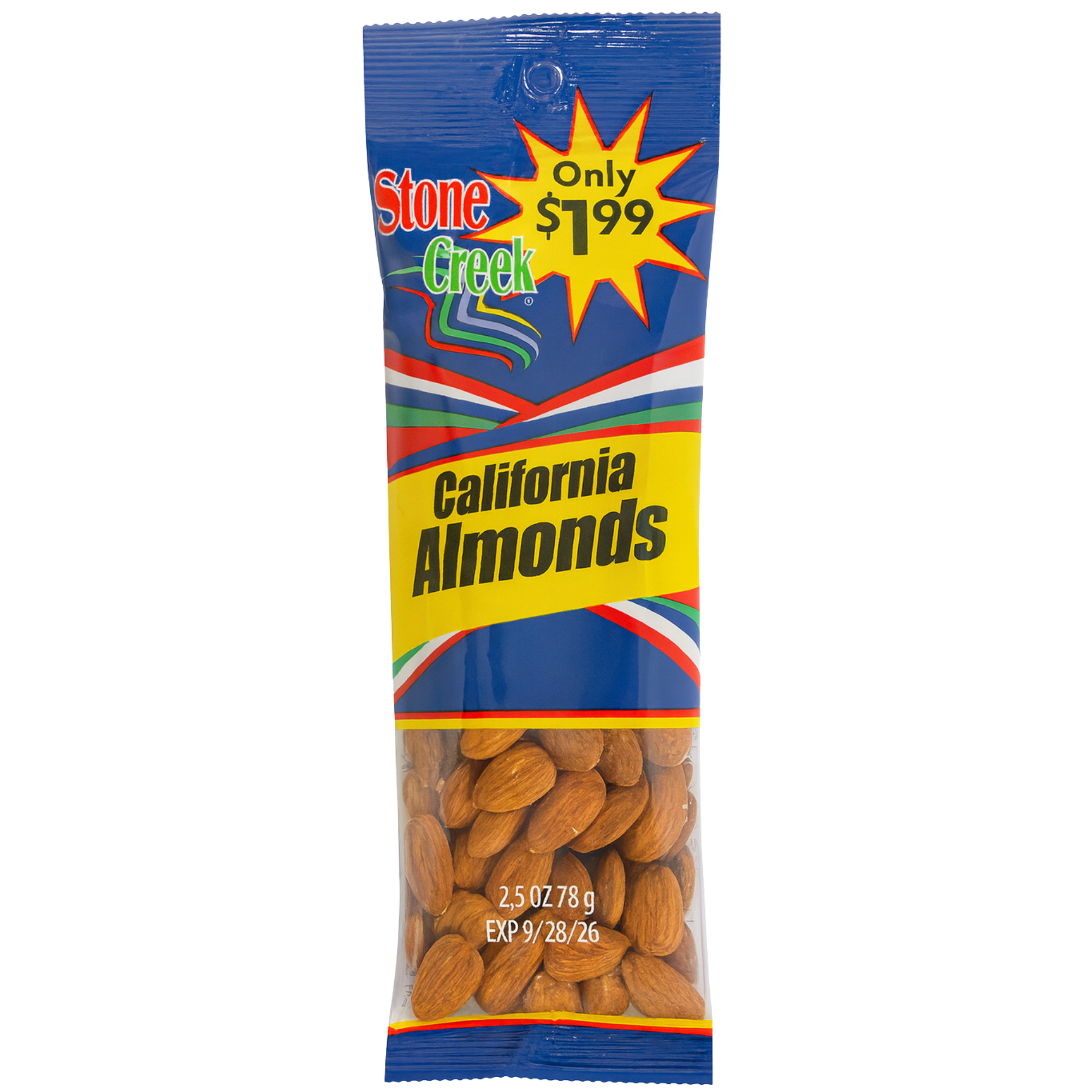 Stone Creek California Almonds $1.99