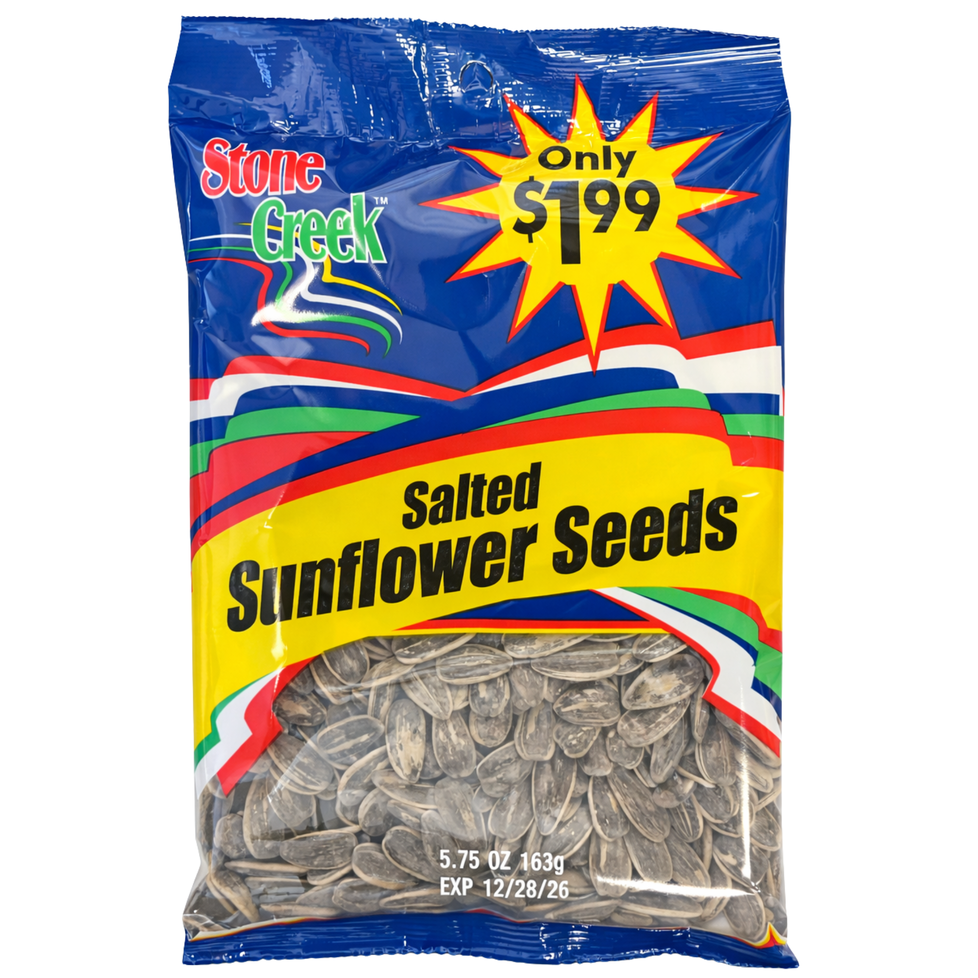 Stone Creek In Shell Salted Sunflower Seeds $1.99